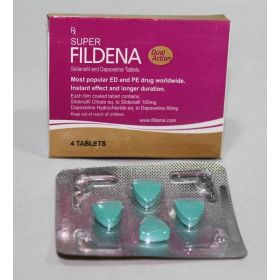 Виагра Super Fildena FHC (Сиалис100мг+Дапоксетин 60мг) 4 таблетки 